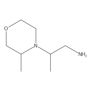2-(3-Methylmorpholin-4-yl)propan-1-amine Structure