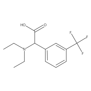2-(Diethylamino)-2-(3-(trifluoromethyl)phenyl)acetic acid Structure