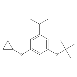 1-Tert-butoxy-3-cyclopropoxy-5-isopropylbenzene结构式
