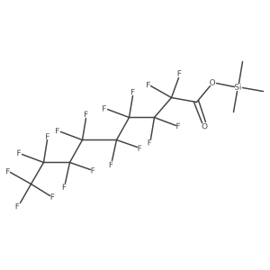Trimethylsilyl perfluorononanoate结构式