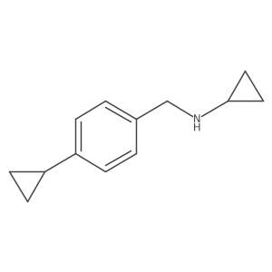 N-(4-Cyclopropylbenzyl)cyclopropanamine结构式
