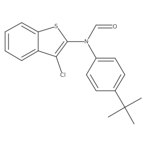 N-(4-(Tert-butyl)phenyl)(3-chlorobenzo[B]thiophen-2-YL)formamide Structure