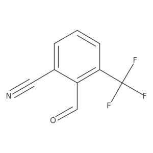 2-Formyl-3-(trifluoromethyl)benzonitrile Structure