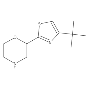 2-(4-Tert-butyl-1,3-thiazol-2-yl)morpholine Structure