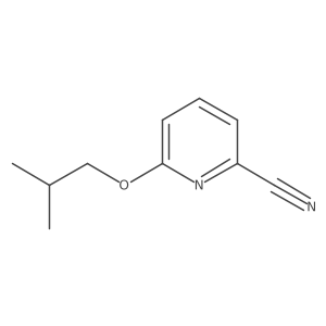 6-(2-Methylpropoxy)-2-pyridinecarbonitrile结构式