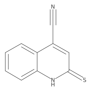 2-Thioxo-1,2-dihydroquinoline-4-carbonitrile结构式