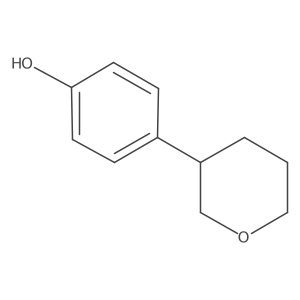 4-(Tetrahydro-2H-pyran-3-yl)phenol结构式