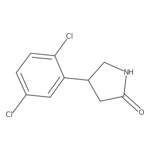 4-(2,5-Dichlorophenyl)pyrrolidin-2-one Structure