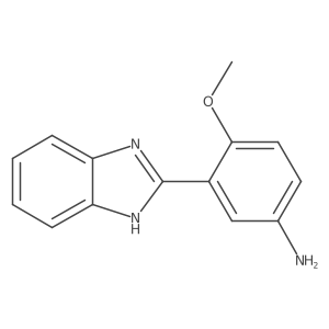 3-(1H-benzimidazol-2-yl)-4-methoxybenzenamine结构式