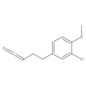 2-Chloro-4-(2-isocyanatoethyl)-1-methoxybenzene Structure