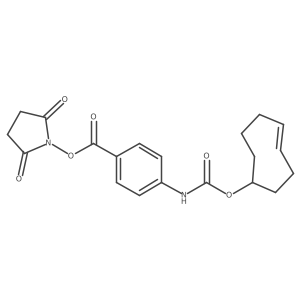 TCO-carbonylamino-benzyl NHS ester结构式