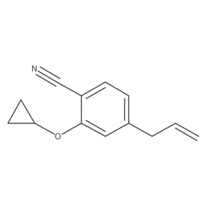 4-Allyl-2-cyclopropoxybenzonitrile Structure