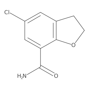 7-Benzofurancarboxamide, 5-chloro-2,3-dihydro- Structure