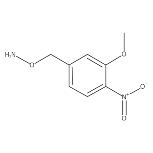 O-[(3-methoxy-4-nitrophenyl)methyl]hydroxylamine结构式
