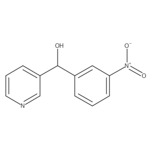 (3-Nitrophenyl)(pyridin-3-yl)methanol结构式