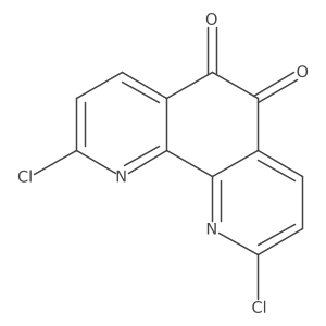 2,9-Dichloro-1,10-phenanthroline-5,6-dione结构式