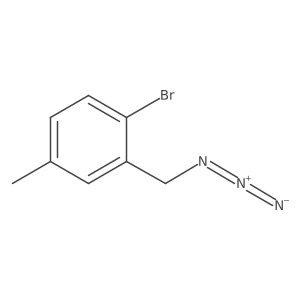 2-(Azidomethyl)-1-bromo-4-methylbenzene Structure