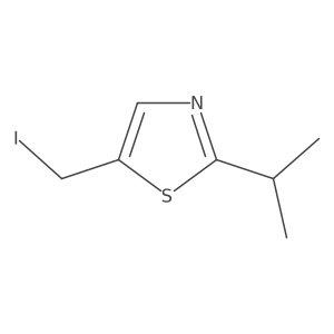 5-(Iodomethyl)-2-isopropylthiazole结构式