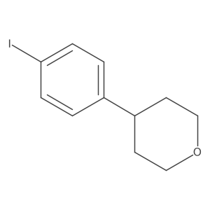 4-(4-Iodophenyl)tetrahydro-2H-pyran结构式
