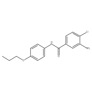3-amino-4-chloro-N-(4-propoxyphenyl)benzamide Structure