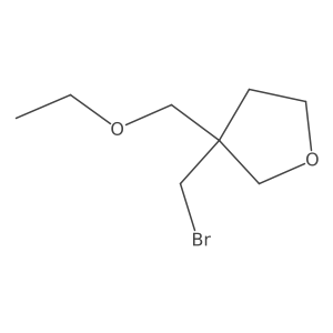 3-(Bromomethyl)-3-(ethoxymethyl)oxolane Structure