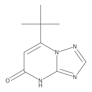 7-tert-butyl-4H,5H-[1,2,4]triazolo[1,5-a]pyrimidin-5-one结构式