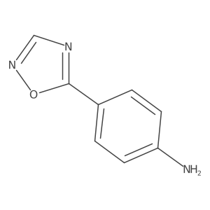 4-(1,2,4-Oxadiazol-5-yl)aniline结构式