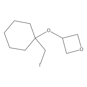 3-{[1-(Iodomethyl)cyclohexyl]oxy}oxetane结构式