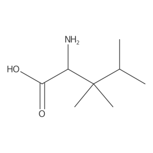 2-Amino-3,3,4-trimethylpentanoic acid结构式