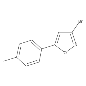 3-Bromo-5-(p-tolyl)isoxazole Structure