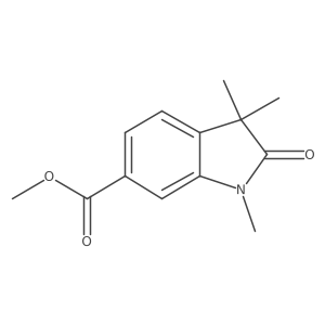 Methyl 1,3,3-trimethyl-2-oxoindoline-6-carboxylate Structure