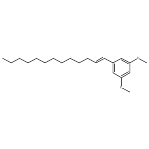 Benzene, 1,3-dimethoxy-5-(1-tridecenyl)-, (E)- Structure