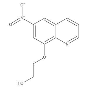 2-[(6-Nitro-8-quinolinyl)oxy]ethanol结构式
