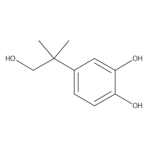 4-(1-Hydroxy-2-methylpropan-2-yl)benzene-1,2-diol Structure