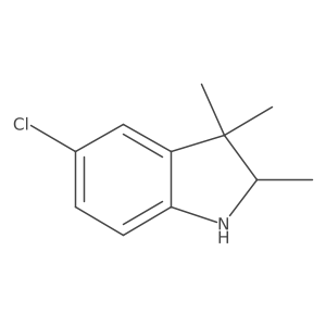 (S)-5-Chloro-2,3,3-trimethylindoline结构式
