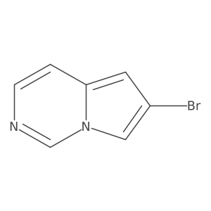 6-Bromopyrrolo[1,2-c]pyrimidine Structure