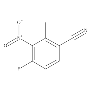 4-Fluoro-2-methyl-3-nitrobenzonitrile Structure