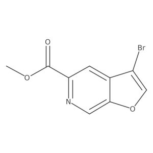 Methyl 3-bromofuro[2,3-c]pyridine-5-carboxylate Structure