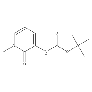 tert-Butyl (1-methyl-2-oxo-1,2-dihydropyridin-3-yl)carbamate Structure