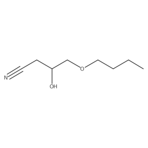 4-Butoxy-3-hydroxybutanenitrile Structure