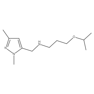[(1,3-dimethyl-1H-pyrazol-5-yl)methyl][3-(propan-2-yloxy)propyl]amine Structure