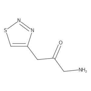 1-Amino-3-(1,2,3-thiadiazol-4-yl)propan-2-one Structure