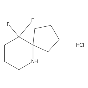 10,10-Difluoro-6-azaspiro[4.5]decane hydrochloride Structure