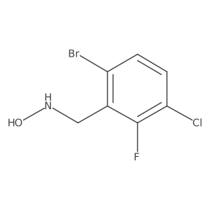 N-[(6-bromo-3-chloro-2-fluorophenyl)methyl]hydroxylamine结构式