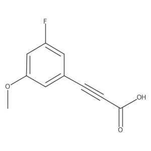 3-(3-Fluoro-5-methoxyphenyl)-2-propynoic acid结构式
