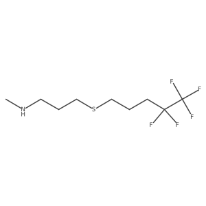 Methyl-[3-(4,4,5,5,5-pentafluoropentylthio)-propyl]-amine Structure