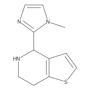 1-methyl-2-{4H,5H,6H,7H-thieno[3,2-c]pyridin-4-yl}-1H-imidazole Structure