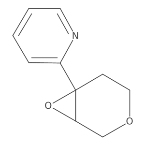 2-{3,7-Dioxabicyclo[4.1.0]heptan-6-yl}pyridine结构式