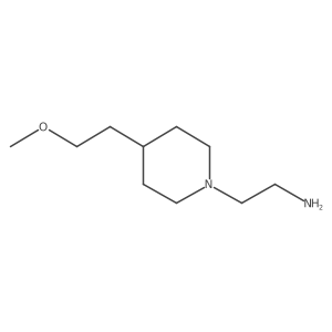 2-(4-(2-Methoxyethyl)piperidin-1-yl)ethan-1-amine结构式