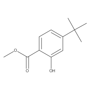 Methyl 4-tert-butyl-2-hydroxybenzoate结构式